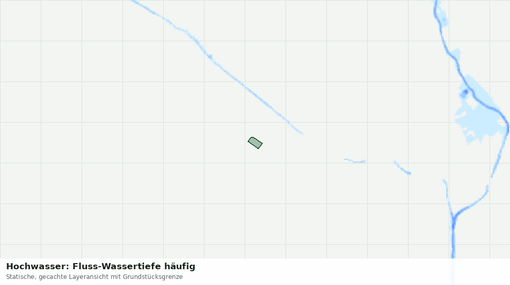 Statische Kartenansicht: Hochwasser: Fluss-Wassertiefe häufig