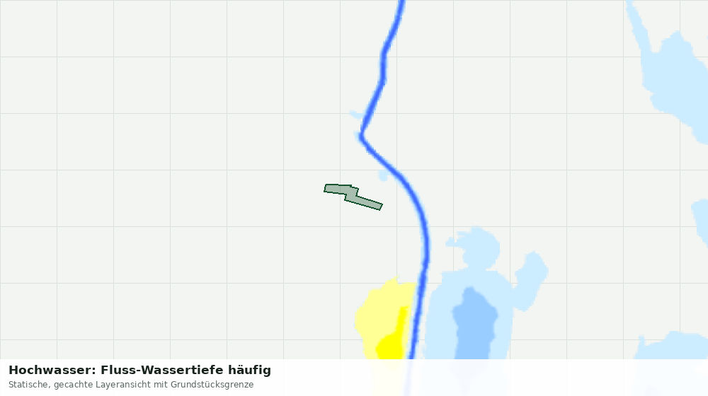 Statische Kartenansicht: Hochwasser: Fluss-Wassertiefe häufig