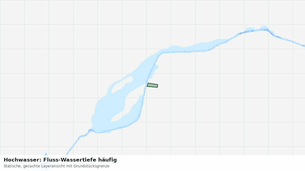 Statische Kartenansicht: Hochwasser: Fluss-Wassertiefe häufig