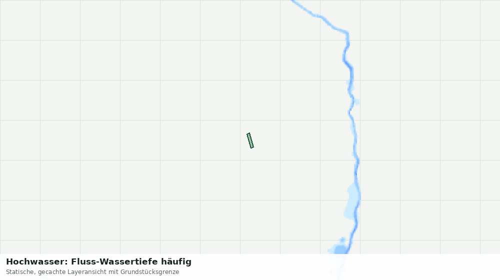 Statische Kartenansicht: Hochwasser: Fluss-Wassertiefe häufig