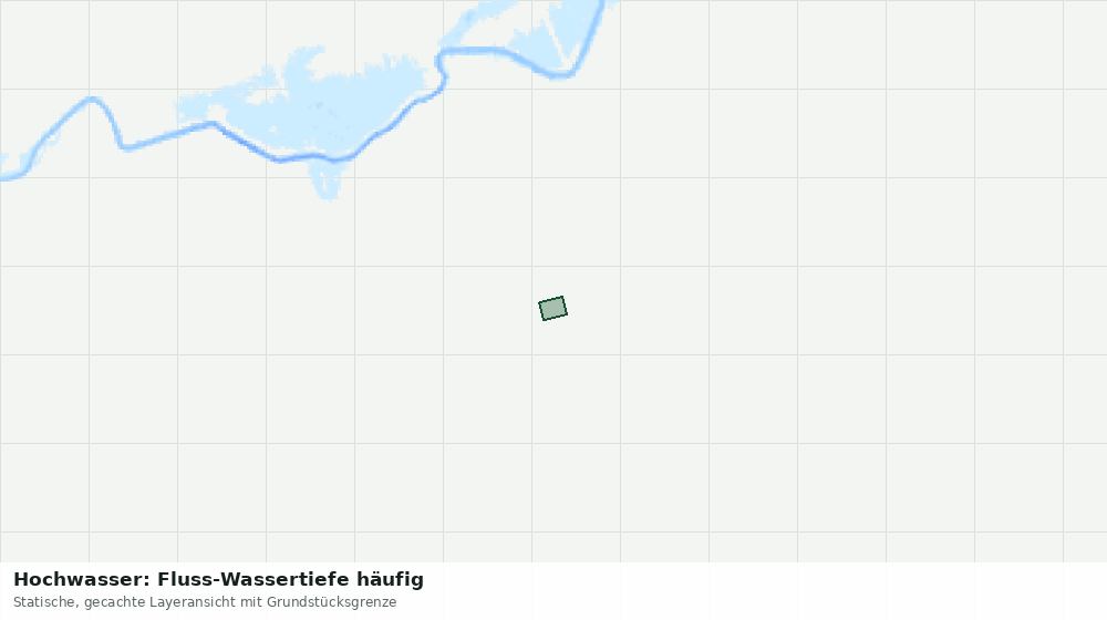 Statische Kartenansicht: Hochwasser: Fluss-Wassertiefe häufig