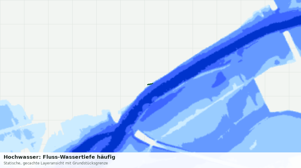 Statische Kartenansicht: Hochwasser: Fluss-Wassertiefe häufig