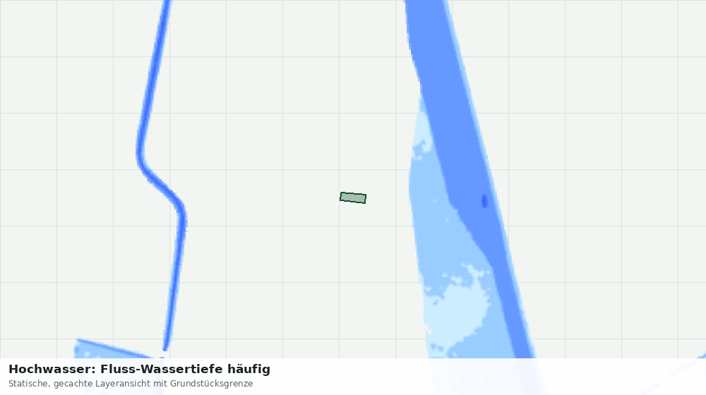 Statische Kartenansicht: Hochwasser: Fluss-Wassertiefe häufig
