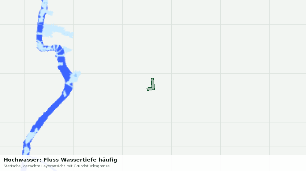Statische Kartenansicht: Hochwasser: Fluss-Wassertiefe häufig