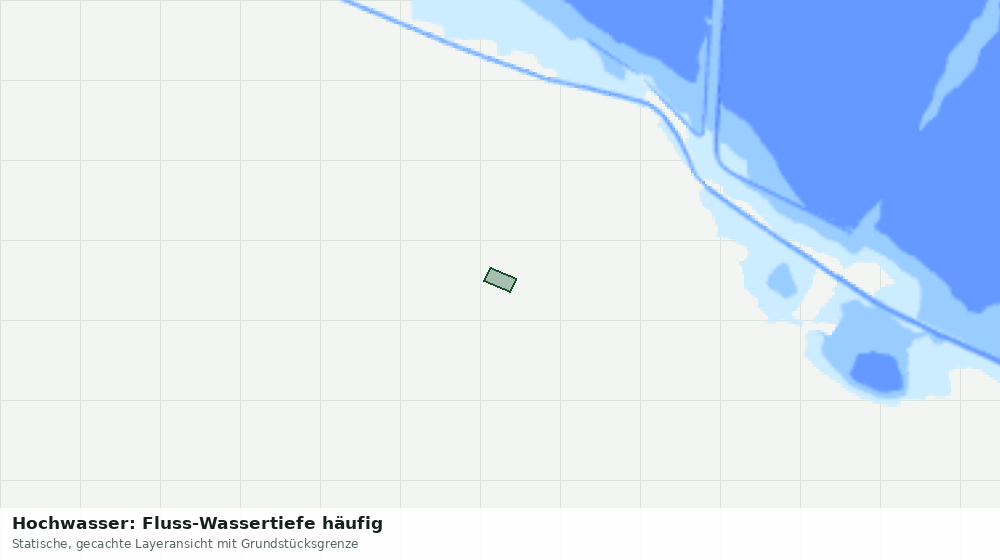 Statische Kartenansicht: Hochwasser: Fluss-Wassertiefe häufig