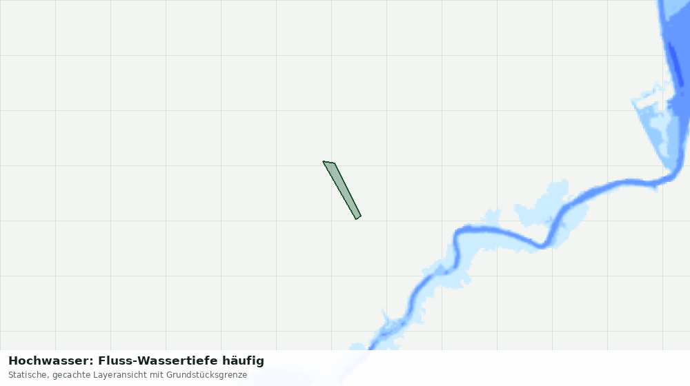 Statische Kartenansicht: Hochwasser: Fluss-Wassertiefe häufig
