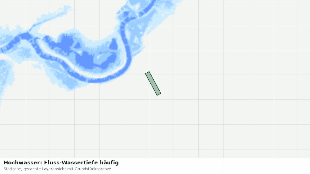 Statische Kartenansicht: Hochwasser: Fluss-Wassertiefe häufig