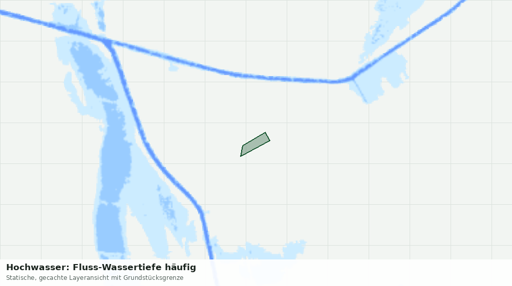 Statische Kartenansicht: Hochwasser: Fluss-Wassertiefe häufig