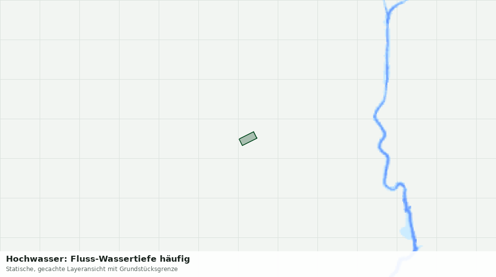 Statische Kartenansicht: Hochwasser: Fluss-Wassertiefe häufig