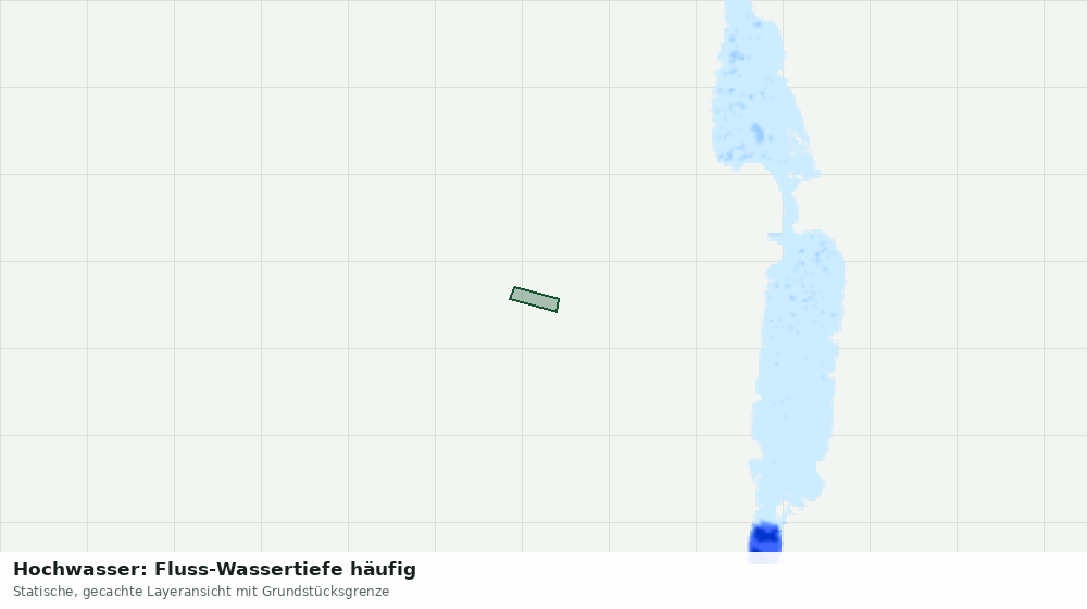 Statische Kartenansicht: Hochwasser: Fluss-Wassertiefe häufig