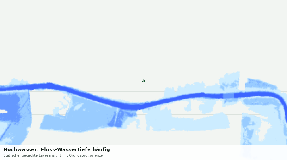 Statische Kartenansicht: Hochwasser: Fluss-Wassertiefe häufig