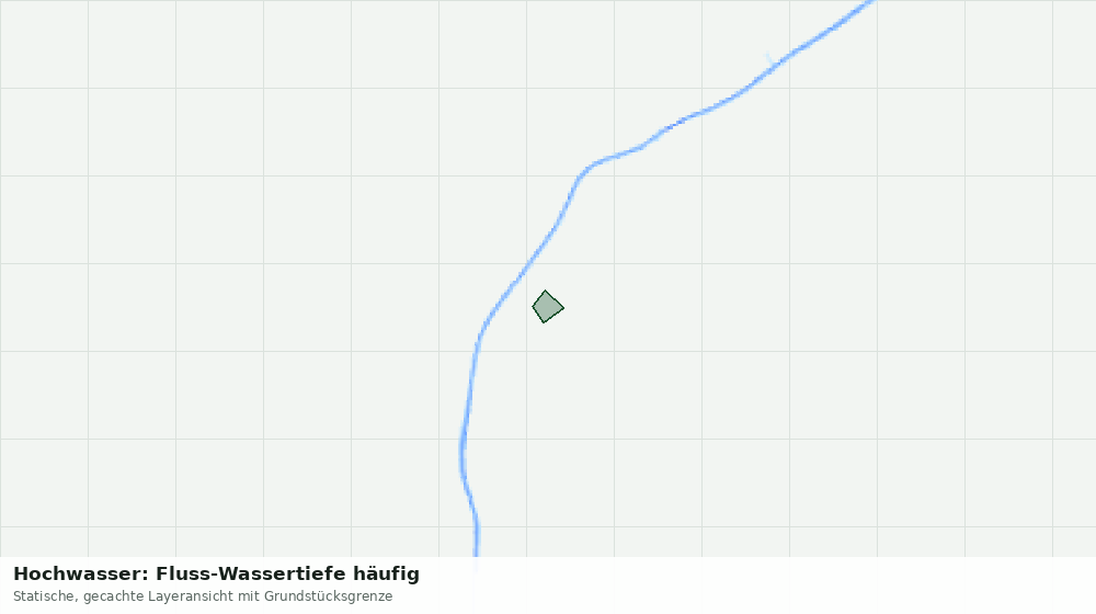 Statische Kartenansicht: Hochwasser: Fluss-Wassertiefe häufig