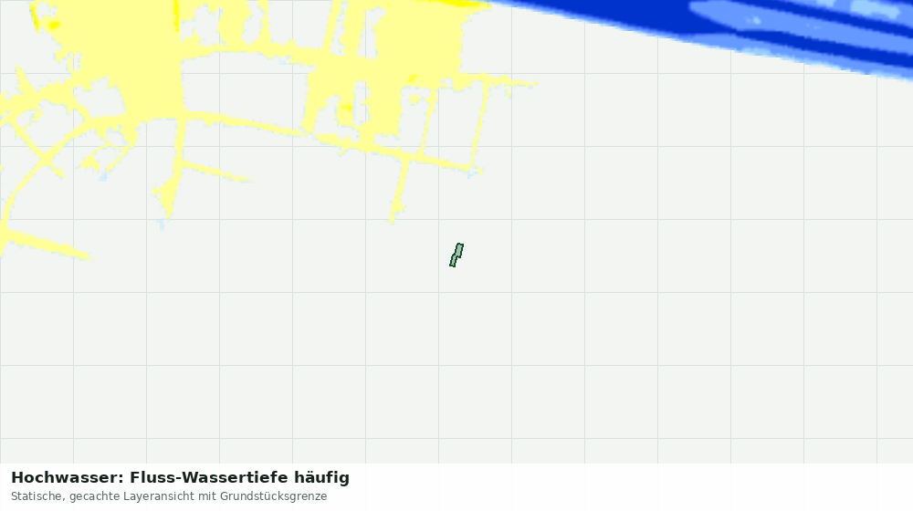 Statische Kartenansicht: Hochwasser: Fluss-Wassertiefe häufig