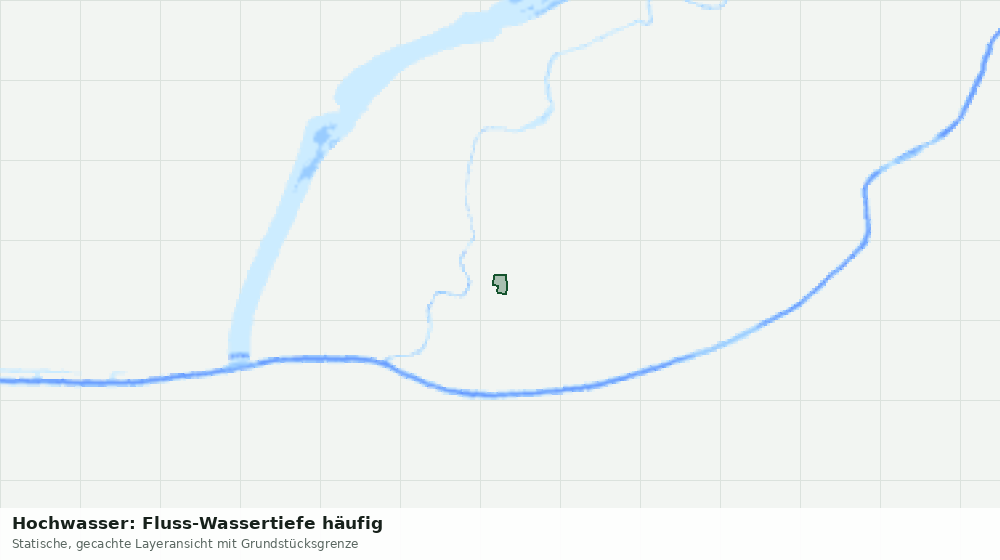 Statische Kartenansicht: Hochwasser: Fluss-Wassertiefe häufig