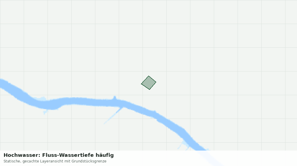 Statische Kartenansicht: Hochwasser: Fluss-Wassertiefe häufig