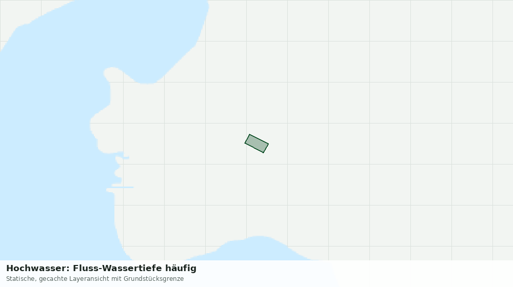 Statische Kartenansicht: Hochwasser: Fluss-Wassertiefe häufig