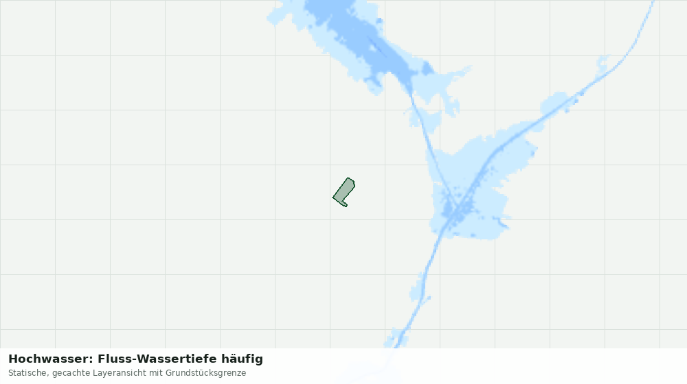 Statische Kartenansicht: Hochwasser: Fluss-Wassertiefe häufig