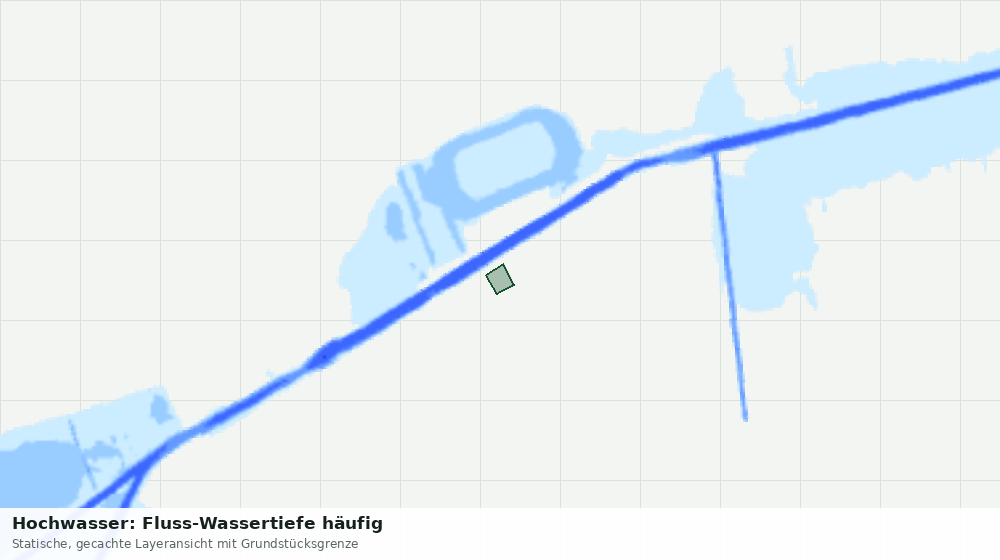 Statische Kartenansicht: Hochwasser: Fluss-Wassertiefe häufig