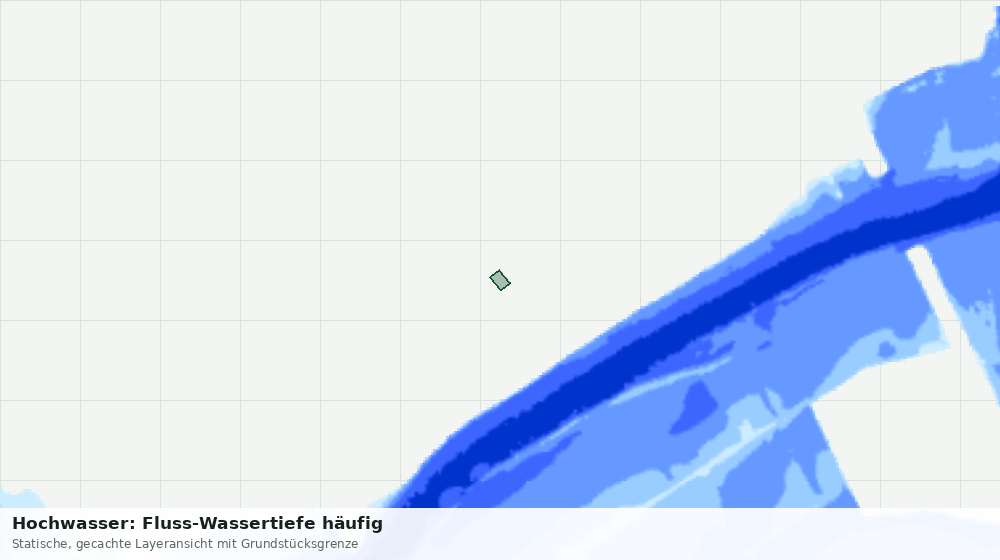 Statische Kartenansicht: Hochwasser: Fluss-Wassertiefe häufig