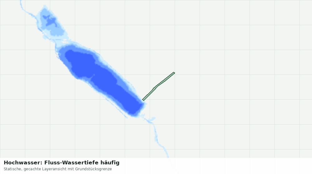 Statische Kartenansicht: Hochwasser: Fluss-Wassertiefe häufig