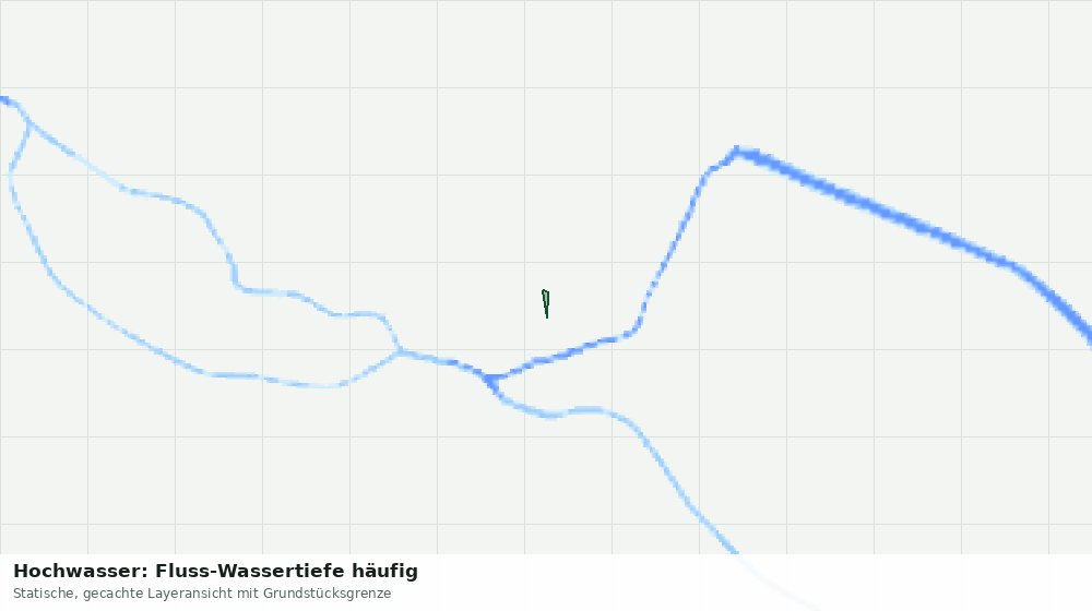 Statische Kartenansicht: Hochwasser: Fluss-Wassertiefe häufig