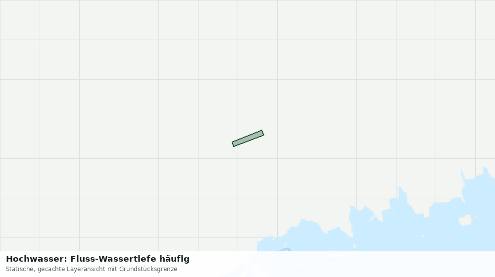 Statische Kartenansicht: Hochwasser: Fluss-Wassertiefe häufig