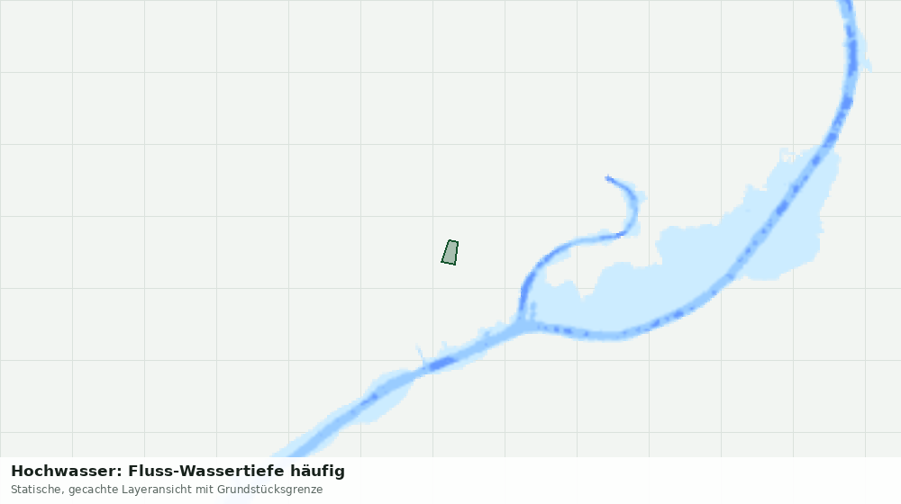 Statische Kartenansicht: Hochwasser: Fluss-Wassertiefe häufig