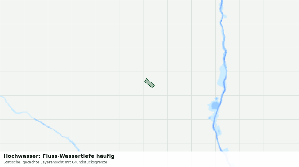 Statische Kartenansicht: Hochwasser: Fluss-Wassertiefe häufig