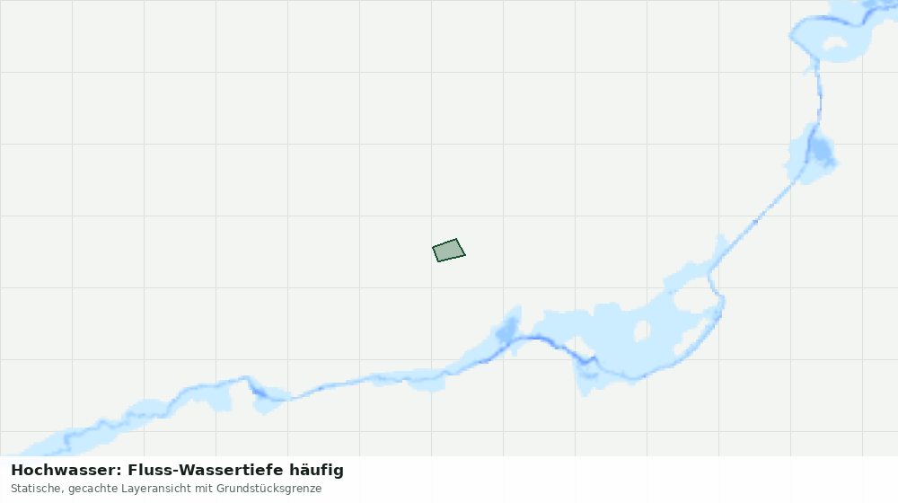 Statische Kartenansicht: Hochwasser: Fluss-Wassertiefe häufig