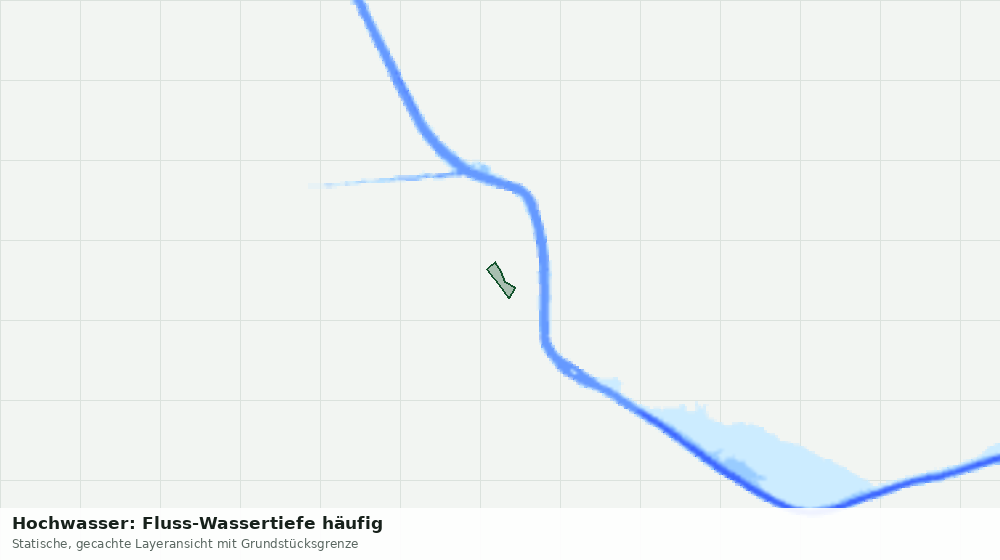 Statische Kartenansicht: Hochwasser: Fluss-Wassertiefe häufig