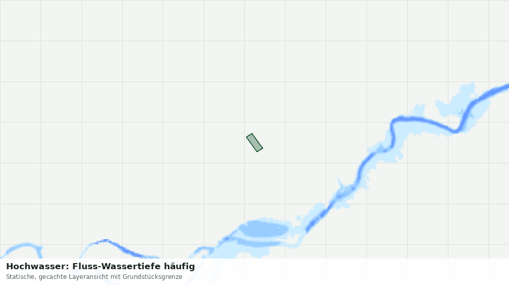 Statische Kartenansicht: Hochwasser: Fluss-Wassertiefe häufig