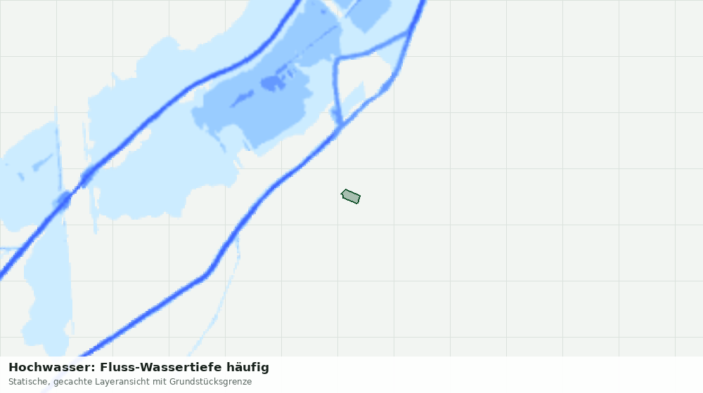 Statische Kartenansicht: Hochwasser: Fluss-Wassertiefe häufig