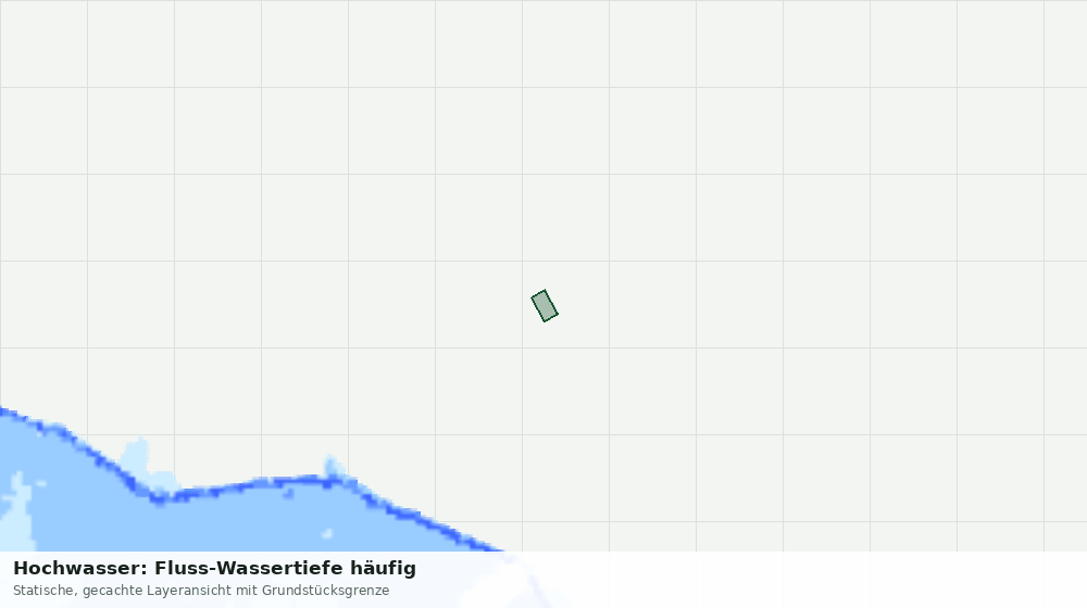 Statische Kartenansicht: Hochwasser: Fluss-Wassertiefe häufig