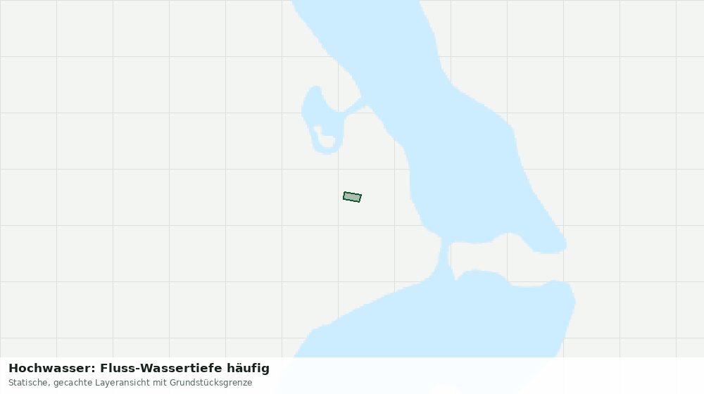 Statische Kartenansicht: Hochwasser: Fluss-Wassertiefe häufig
