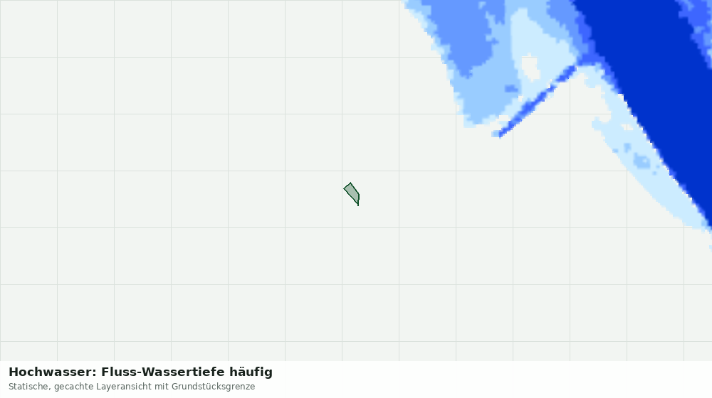 Statische Kartenansicht: Hochwasser: Fluss-Wassertiefe häufig