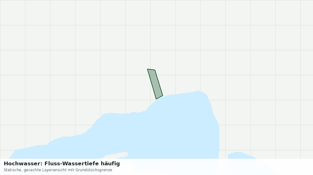 Statische Kartenansicht: Hochwasser: Fluss-Wassertiefe häufig