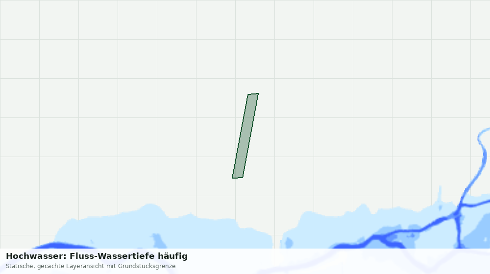 Statische Kartenansicht: Hochwasser: Fluss-Wassertiefe häufig