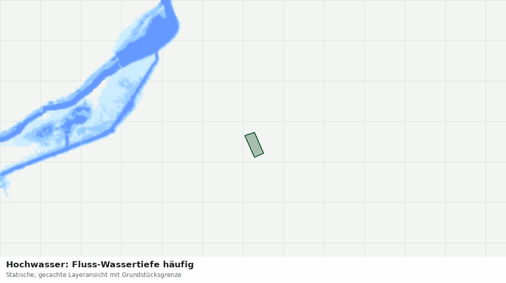 Statische Kartenansicht: Hochwasser: Fluss-Wassertiefe häufig