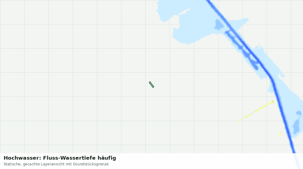 Statische Kartenansicht: Hochwasser: Fluss-Wassertiefe häufig