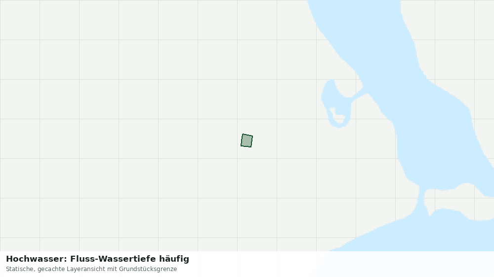 Statische Kartenansicht: Hochwasser: Fluss-Wassertiefe häufig