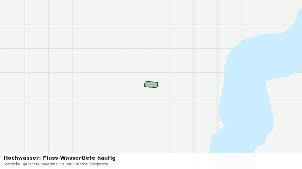 Statische Kartenansicht: Hochwasser: Fluss-Wassertiefe häufig