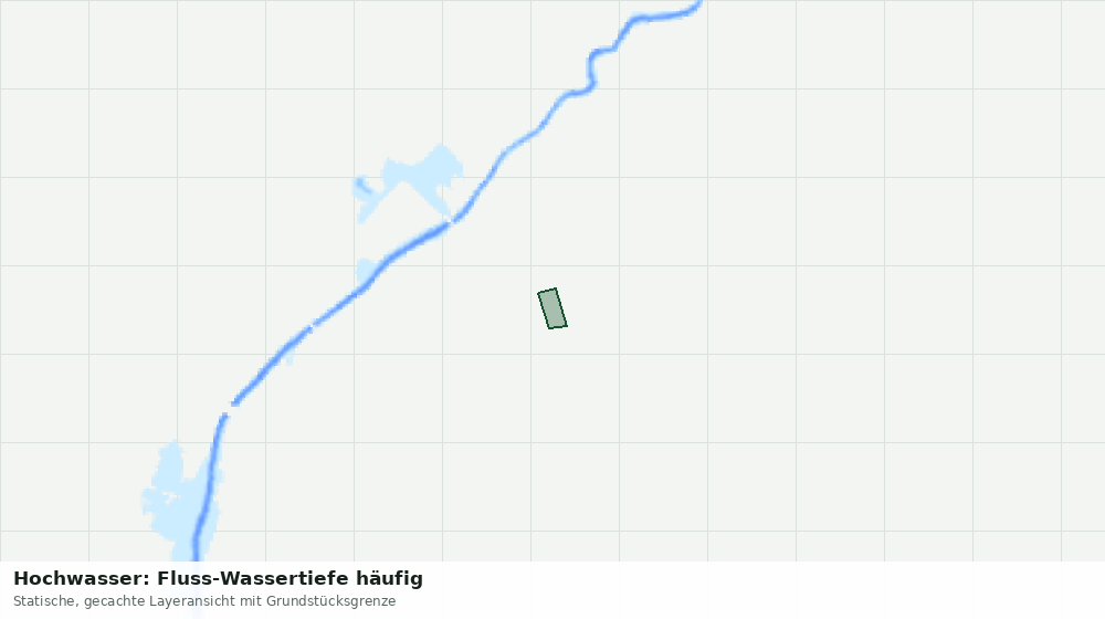 Statische Kartenansicht: Hochwasser: Fluss-Wassertiefe häufig