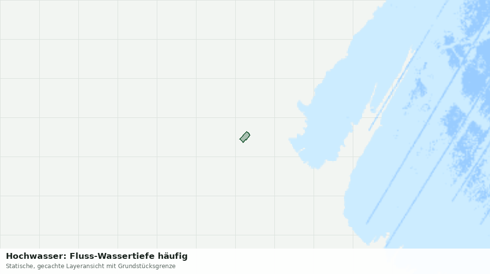 Statische Kartenansicht: Hochwasser: Fluss-Wassertiefe häufig