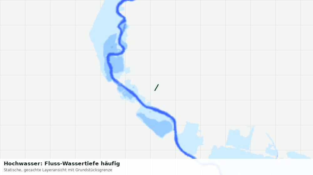 Statische Kartenansicht: Hochwasser: Fluss-Wassertiefe häufig