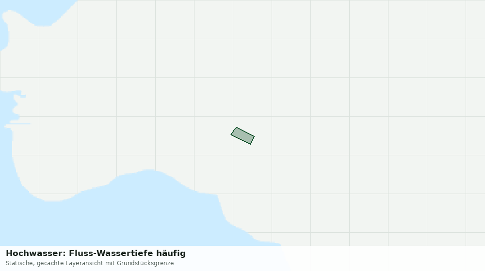 Statische Kartenansicht: Hochwasser: Fluss-Wassertiefe häufig