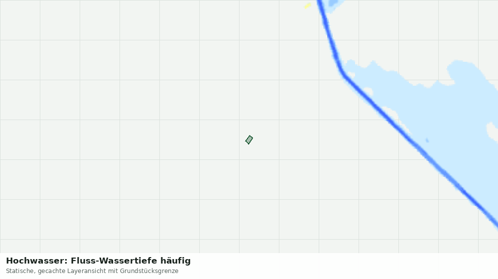 Statische Kartenansicht: Hochwasser: Fluss-Wassertiefe häufig