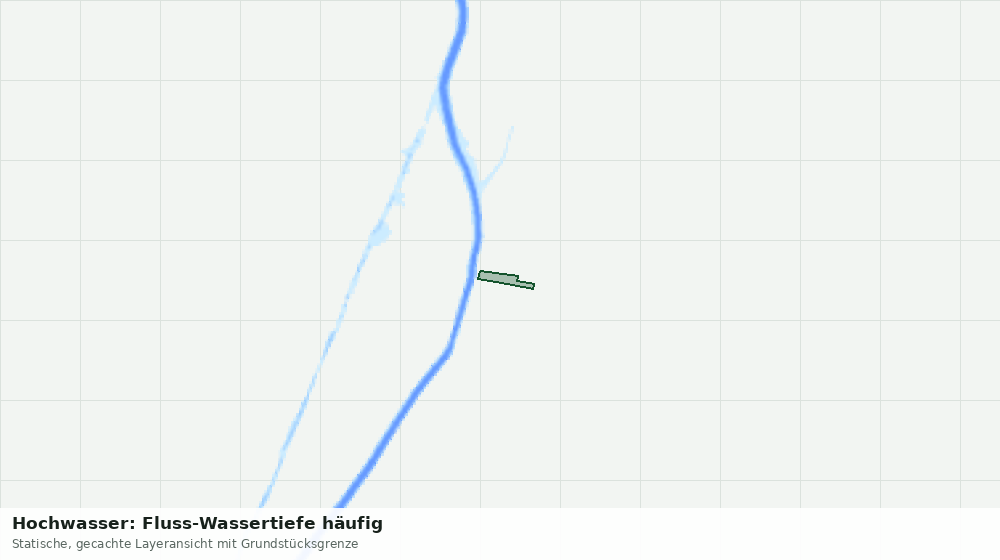 Statische Kartenansicht: Hochwasser: Fluss-Wassertiefe häufig