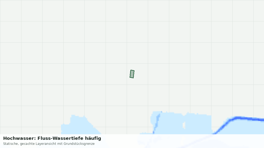 Statische Kartenansicht: Hochwasser: Fluss-Wassertiefe häufig