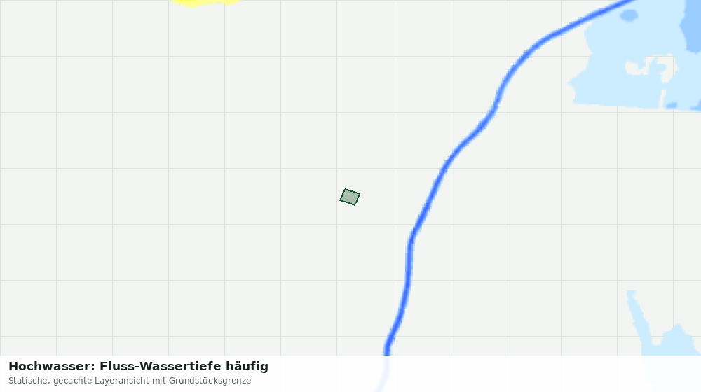 Statische Kartenansicht: Hochwasser: Fluss-Wassertiefe häufig