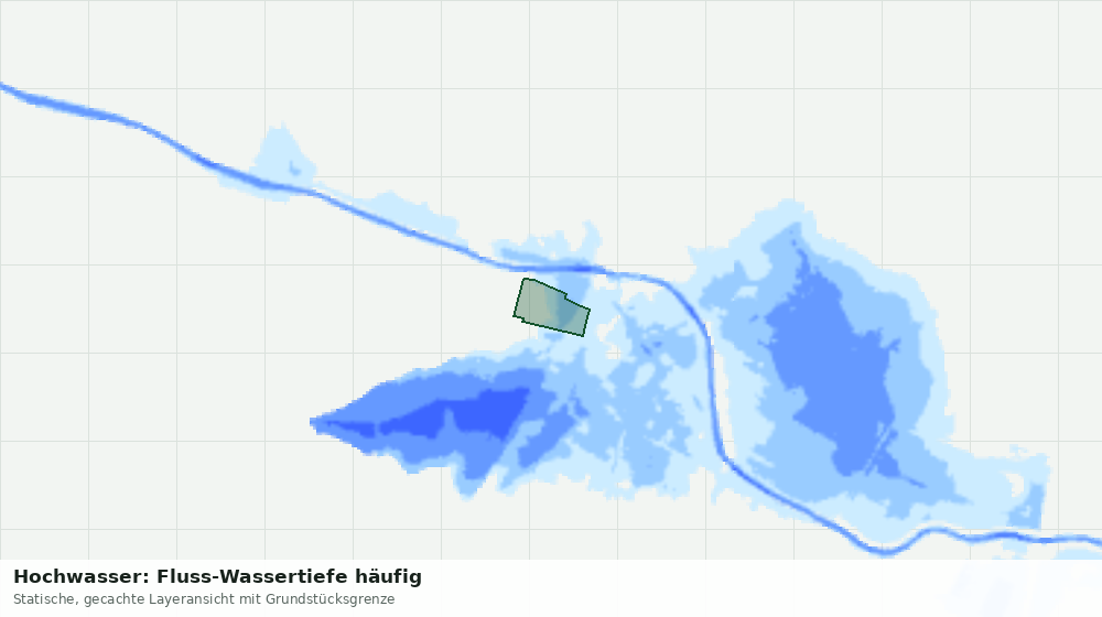 Statische Kartenansicht: Hochwasser: Fluss-Wassertiefe häufig